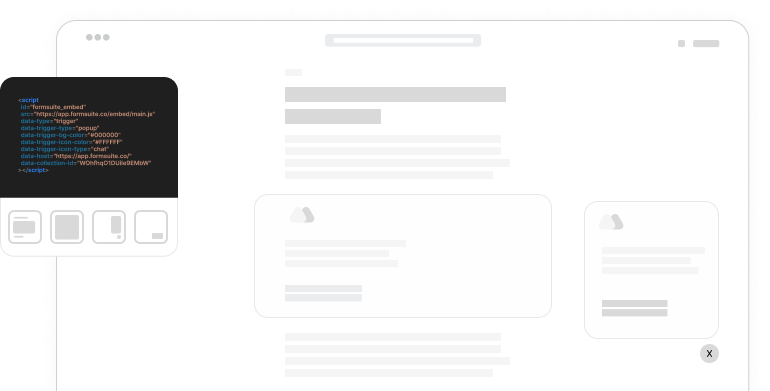 Flexible hosting and embeds